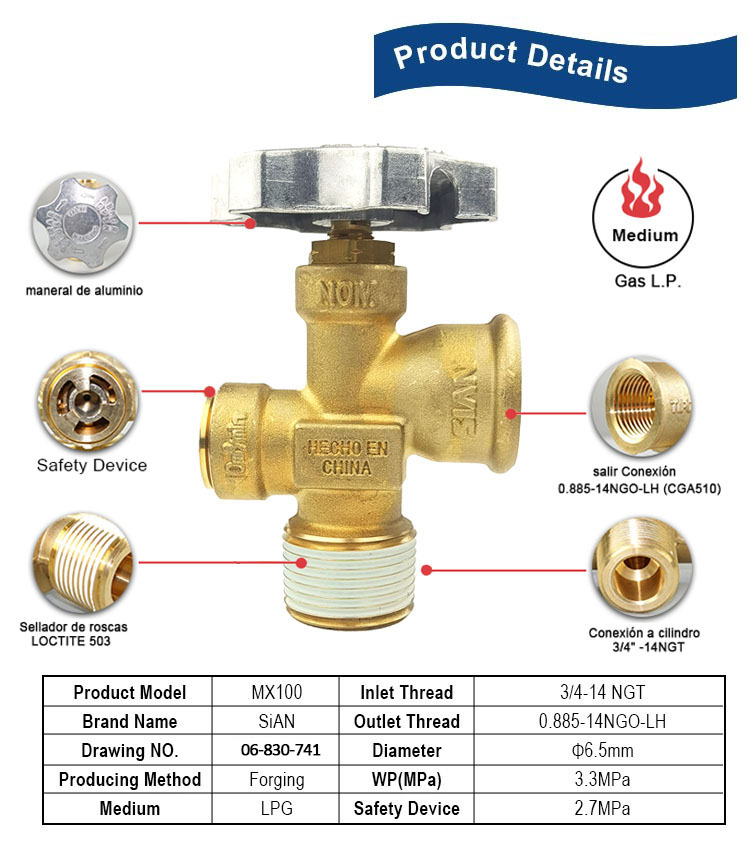 MX100-LPG-Zylinder-Valve-Brass-Pol-Valve-For-Mexico-7