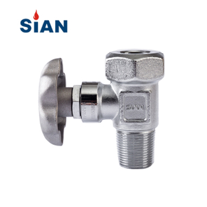 Sauerstoff-Gasflaschenventil mit axialem Anschluss